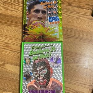 Ridley’s believe it or Not  lot of two books 2006 & 2008